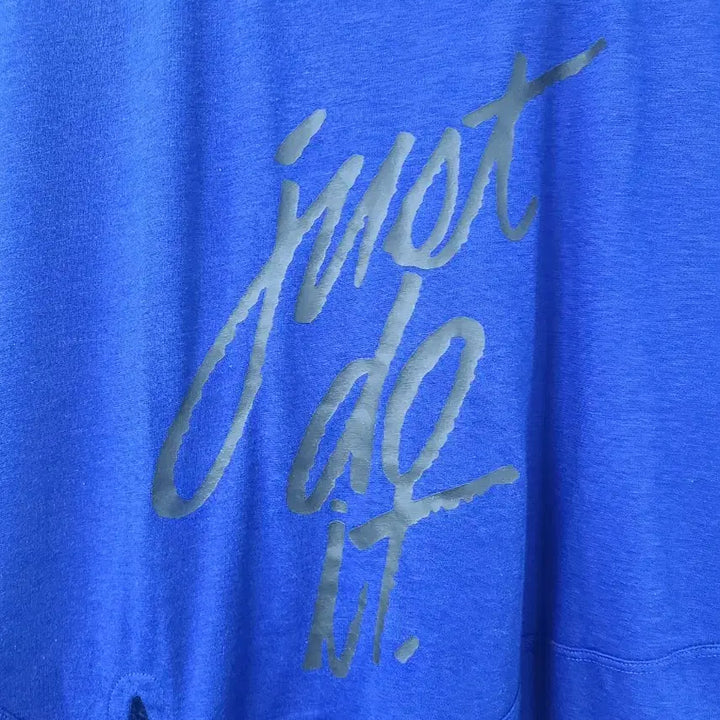 [BUNJANG] Nike Just Do It Knotted Short Sleeve T-shirt Blue M / 나이키 저스트두잇 매듭 반팔 티셔츠 블루 M