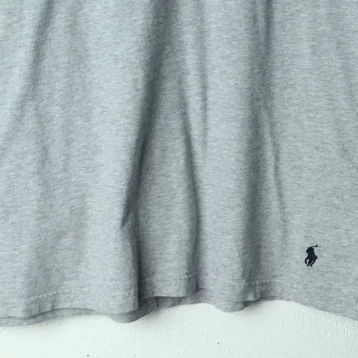 [BUNJANG] Polo Ralph Lauren Gray Pony Basic T-shirt / (L-XL) 폴로 랄프로렌 반팔 티셔츠 그레이 포니 기본-17A01