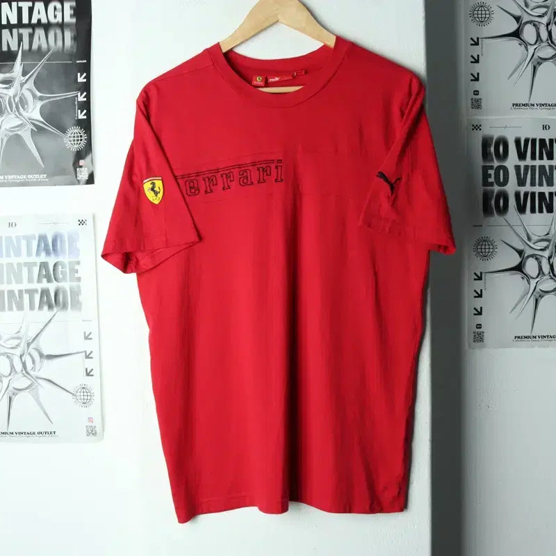 [BUNJANG] Puma F1 Ferrari Limited Edition T-shirt / (L-XL) 퓨마 반팔 티셔츠 F1 페라리 한정판-17A08