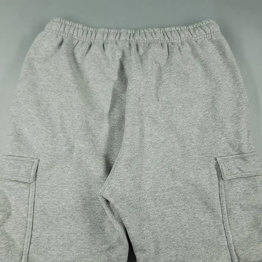 [SOLD OUT] 나이키 그레이 화이트 퓨추라로고 밴딩 기모 카고포켓 조거팬츠 스웻팬츠 트