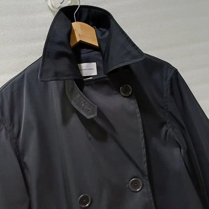 [BUNJANG] Isabel Marant Long Trench Coat Black (Size 34) / 국내 이자벨마랑 봄 가을 롱 트렌치 코트 여성 34 S 블랙 사랑봉봉