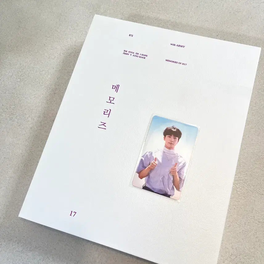 [BUNJANG] BTS Memories of 2017 Jin Photocard Set / 방탄소년단 메모리즈 17 진 포카 포함 무배