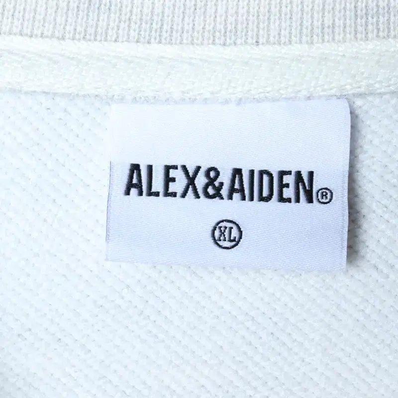 [BUNJANG] Alex &amp; Aiden Big Logo Sweatshirt / (XL) 알렉스앤에이든 맨투맨 티셔츠 빅로고 멜란지 올드스쿨-17959