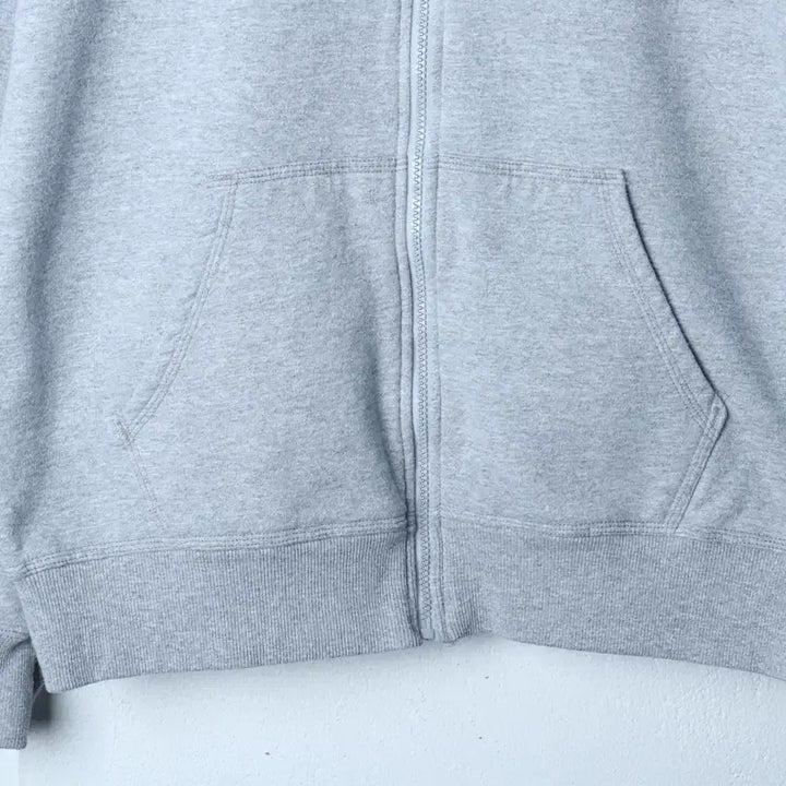 [SOLD OUT] (XL) 챔피온 후드집업 그레이 올드스쿨 작은오염-1795B