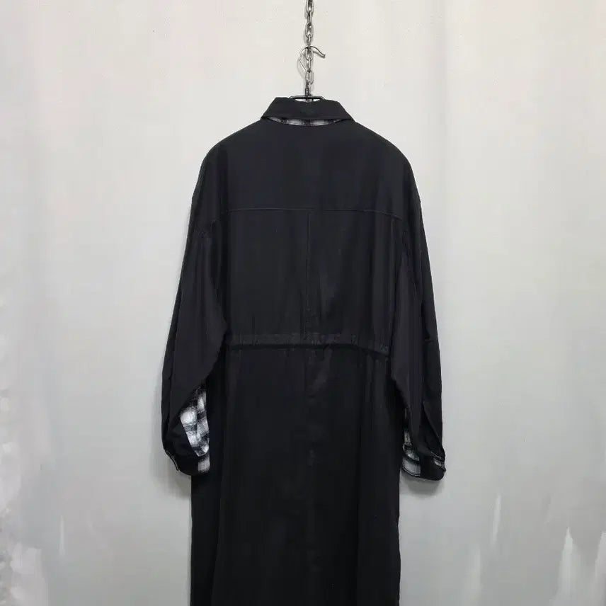 [BUNJANG] Calvin Klein Waist String Shirt Dress / 캐빈클라인 셔츠형 허리스트링 원피스