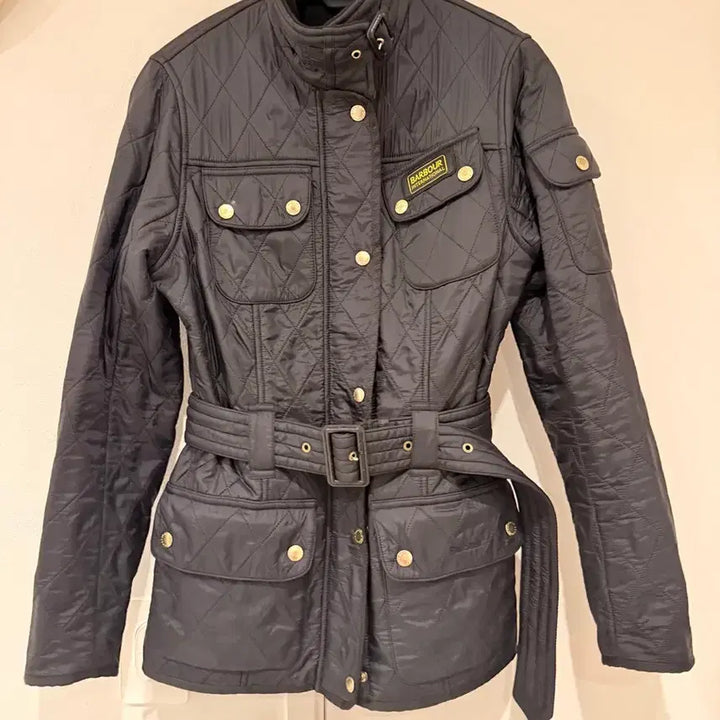 [BUNJANG] Barbour International Quilted Jacket Navy UK10 Women&