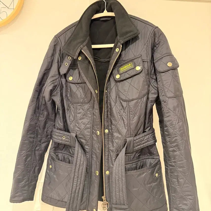 [BUNJANG] Barbour International Quilted Jacket Navy UK10 Women&