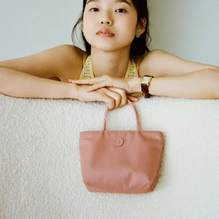 [BUNJANG] Minitmute Claw Mini Soft Pink Handbag / 미닛뮤트 클로 미니 소프트 핑크 핸드백