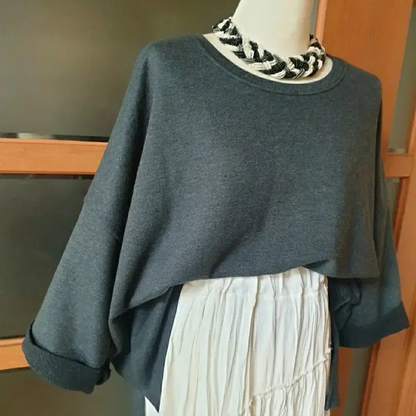 [BUNJANG] Oversized Asymmetrical T-Shirt / (새제품)언발 박시티셔츠