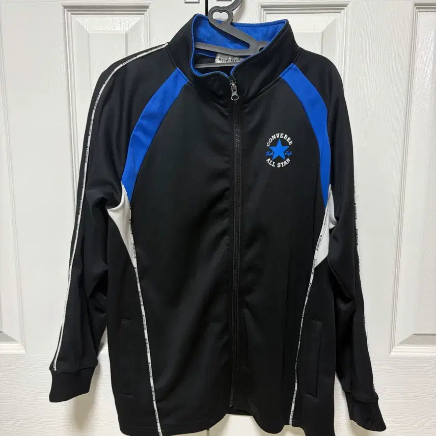 [BUNJANG] Converse All Star Track Jacket / 컨버스 올스타 블랙 트랙 자켓 집업