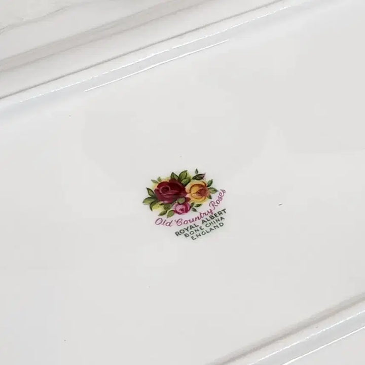 [BUNJANG] Royal Albert Old Country Rose Sandwich Tray / 빈티지 영국 로얄알버트  샌드위치트레이