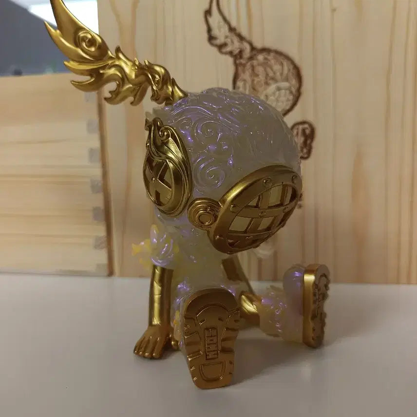 [BUNJANG] Sanktoy Good Night Fire Gold Blue Figure / 생크토이 굿나잇 파이어-골드블루