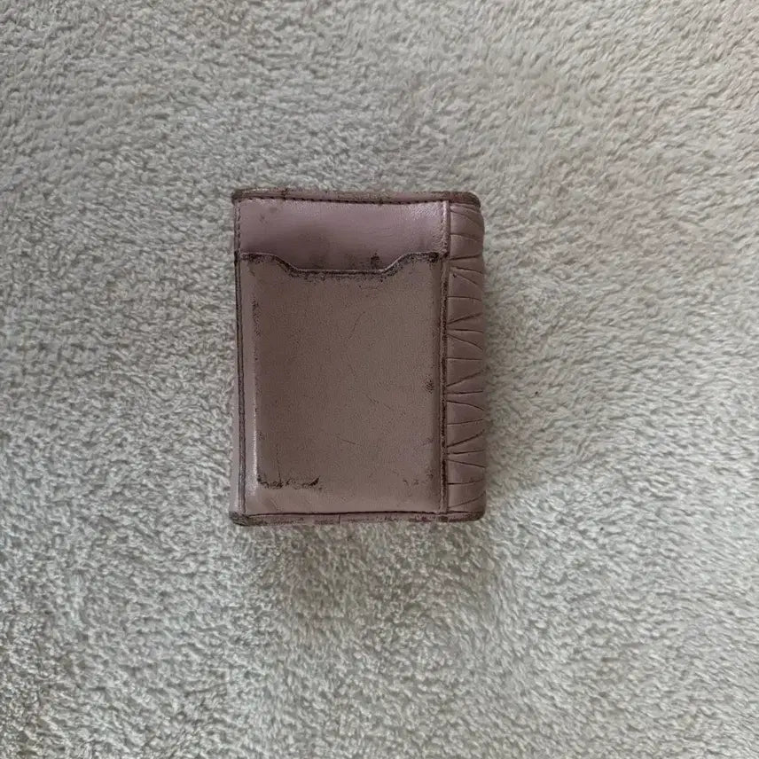 [BUNJANG] Miu Miu Matelassé Pink Wallet / 미우미우 마테라쎄 반지갑 핑크 (정품)
