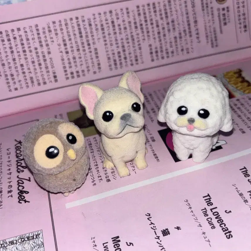 [BUNJANG] Bandai Mofloccy Zoo Gacha Figure Bundle Set / 반다이 모플로키 동물원 주 가챠 피규어 강아지 올빼미 불독 비숑 푸들