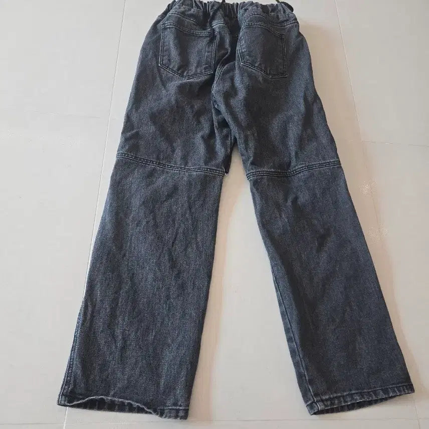 [BUNJANG] Black Washed Denim Cutout Pants / (L)블랙 워싱 데님 컷아웃  바지