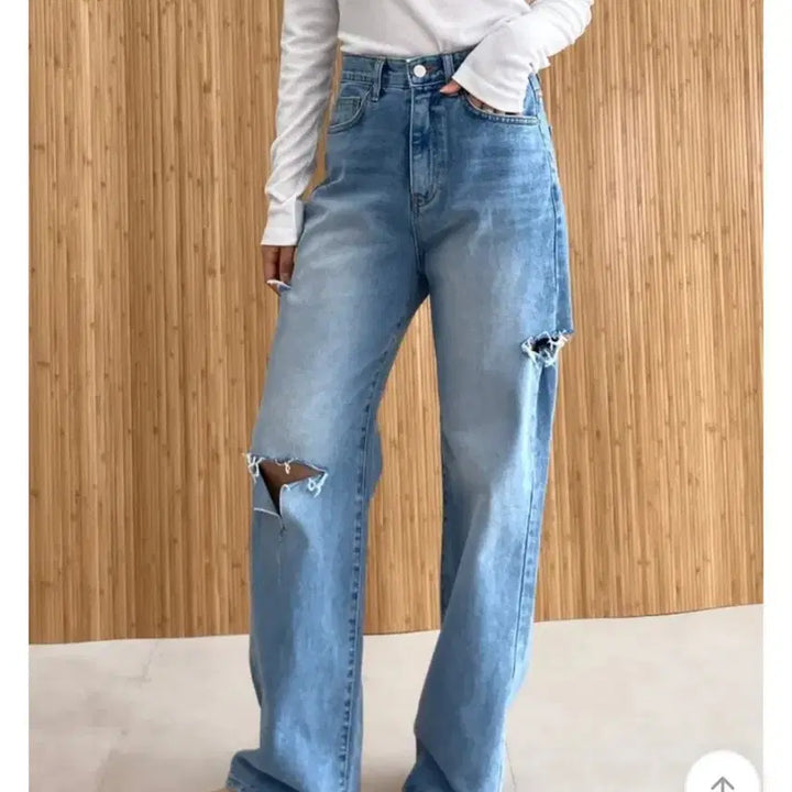 [BUNJANG] FAVOR Denim Damage Jeans M / FAVOR 데님 데미지 청바지 M  새상품