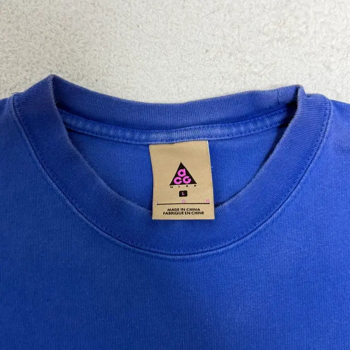 [BUNJANG] Nike ACG Blue Short Sleeve T-shirt L / 나이키 ACG 블루 반팔 티셔츠 L