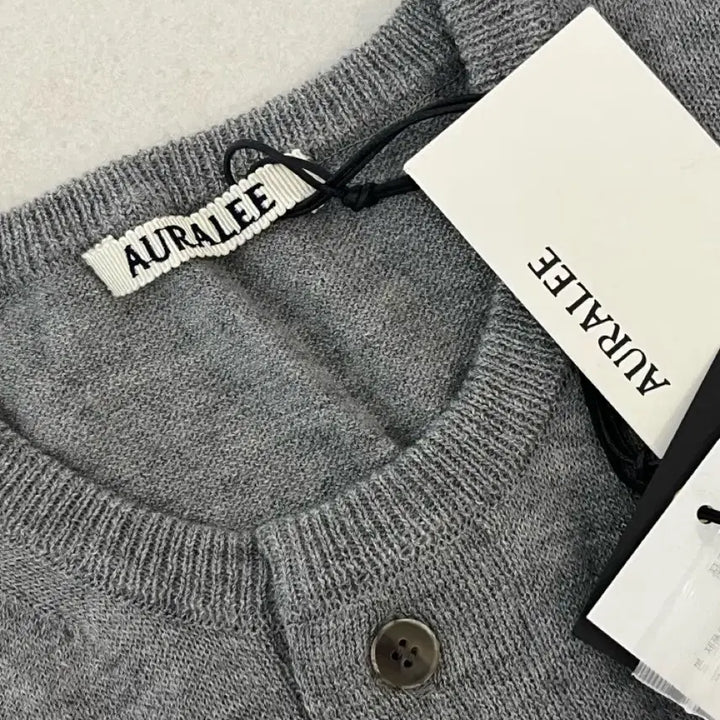 [BUNJANG] Auralee Hard Twist Cashmere Knit Cardigan / [새상품] Auralee 캐시미어 가디건