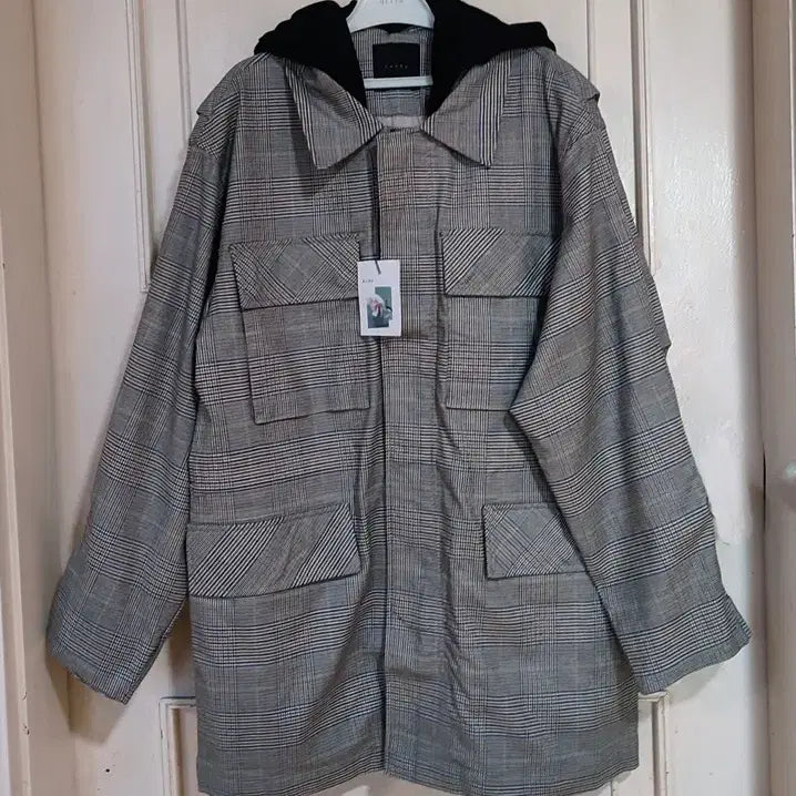 [SOLD OUT] 남성 후드점퍼100 봄 야상 점퍼 새상품