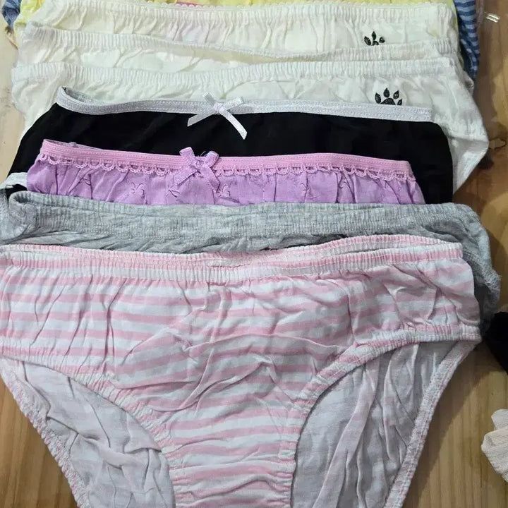 [BUNJANG] Cotton Hygiene Panties - Size 80 (Set) / 80사이즈 면팬티 위생팬티