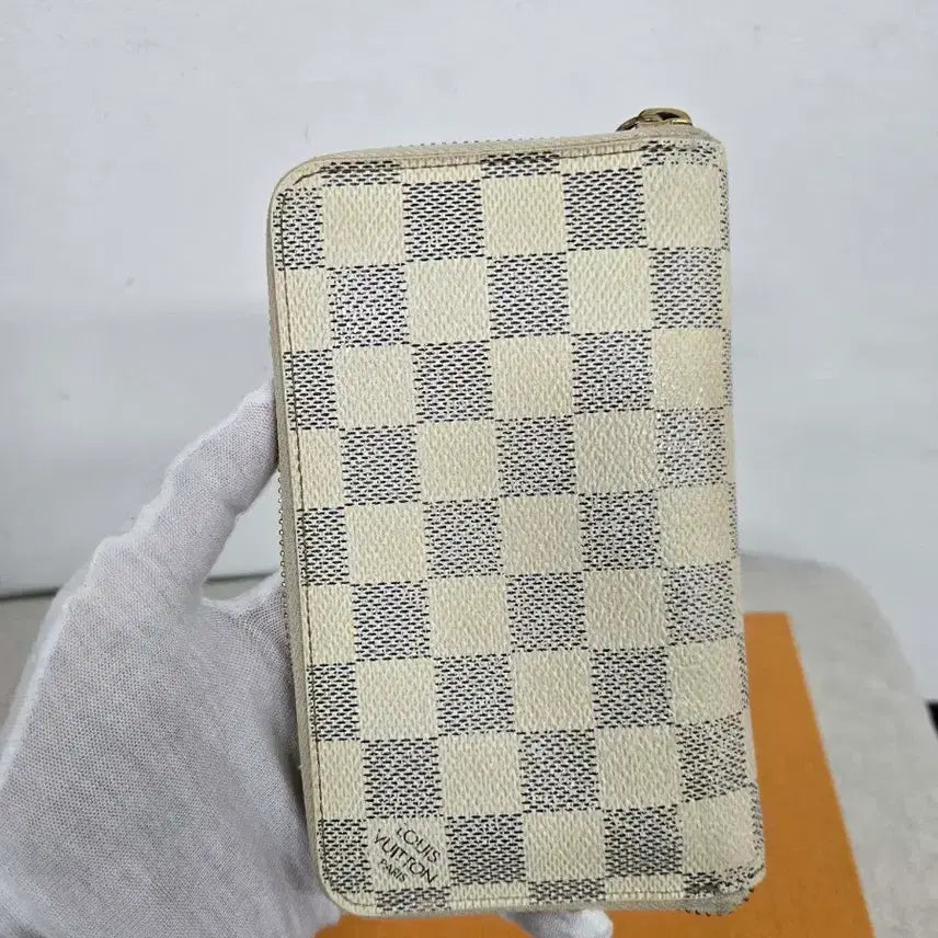 [BUNJANG] Louis Vuitton Damier Zipped Long Wallet / [보증서 정품] 루이비통 다미에 지퍼돌이 장지갑