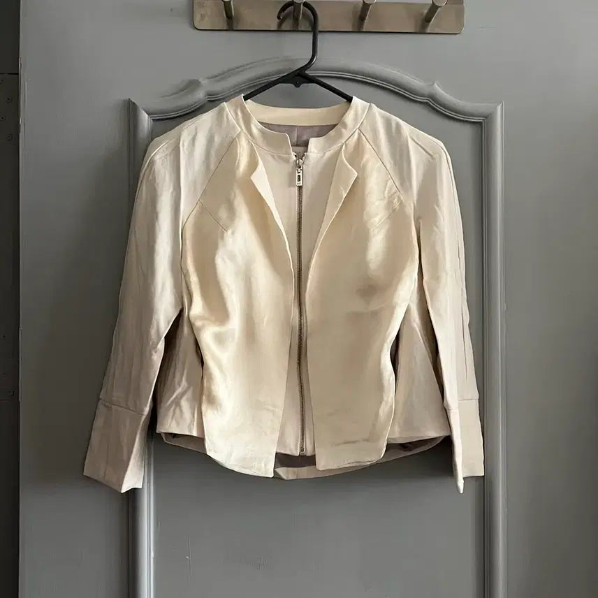 [BUNJANG] Kuho Layered Crop Jacket / 구호 레이어드 크롭 자켓 집업 88-98-165 사이즈