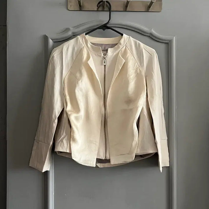 [BUNJANG] Kuho Layered Crop Jacket / 구호 레이어드 크롭 자켓 집업 88-98-165 사이즈