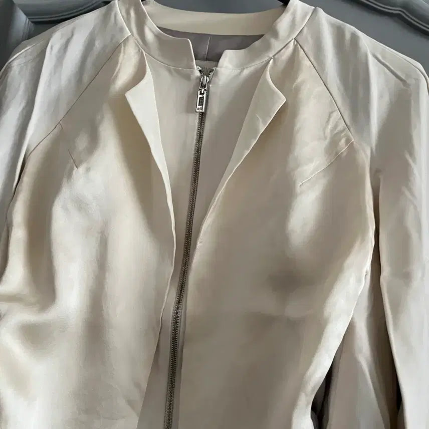 [BUNJANG] Kuho Layered Crop Jacket / 구호 레이어드 크롭 자켓 집업 88-98-165 사이즈