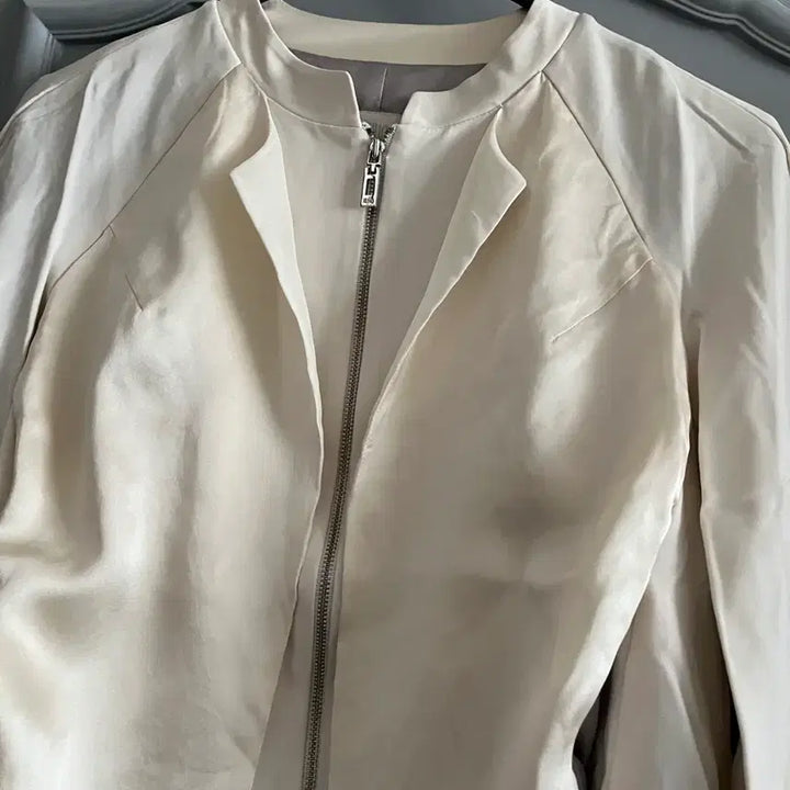 [BUNJANG] Kuho Layered Crop Jacket / 구호 레이어드 크롭 자켓 집업 88-98-165 사이즈