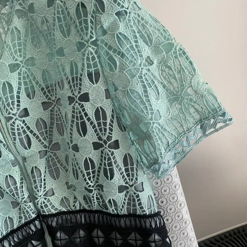 [BUNJANG] Sisley Lace Long Dress / 44 시슬리 봄 여신 레이스 롱 원피스.마쥬.산드로.레니본.랑방.오즈세컨