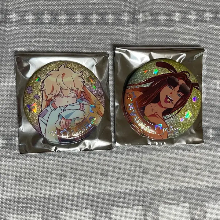[BUNJANG] Ateez Alien Stage Luca Hyuna Round Can Badge / 에이스테 토끼 원형 캔뱃지 루카 현아 팝업 에일리언 스테이지