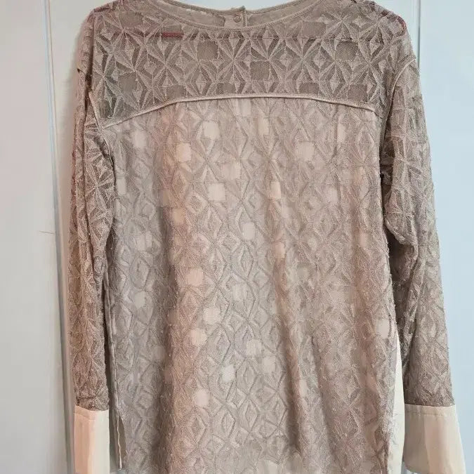 [BUNJANG] Obzee Lace Long Sleeve Blouse / 오브제 레이스 긴팔 블라우스