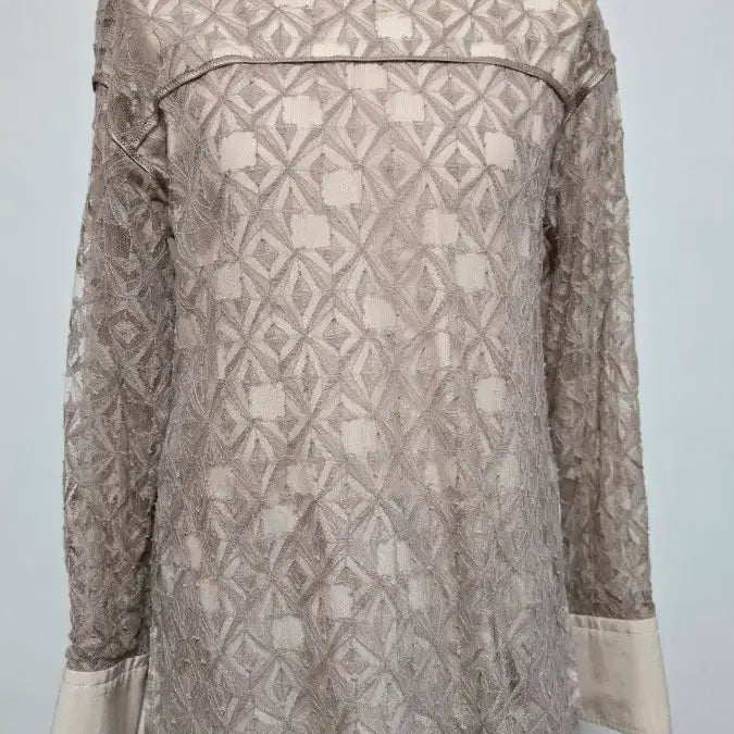[BUNJANG] Obzee Lace Long Sleeve Blouse / 오브제 레이스 긴팔 블라우스