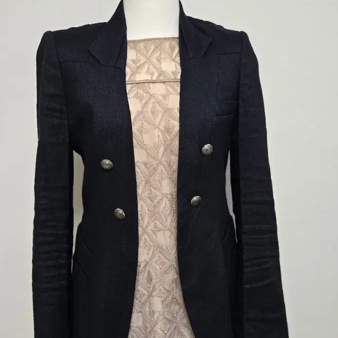 [BUNJANG] Obzee Lace Long Sleeve Blouse / 오브제 레이스 긴팔 블라우스