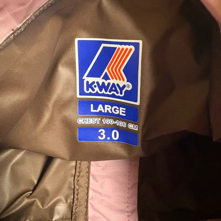 [BUNJANG] K-WAY 3.0 Windbreaker Waterproof Jacket / K-WAY 까웨 3.0 윈드브레이커 바람막이 방수 자켓 L사이즈
