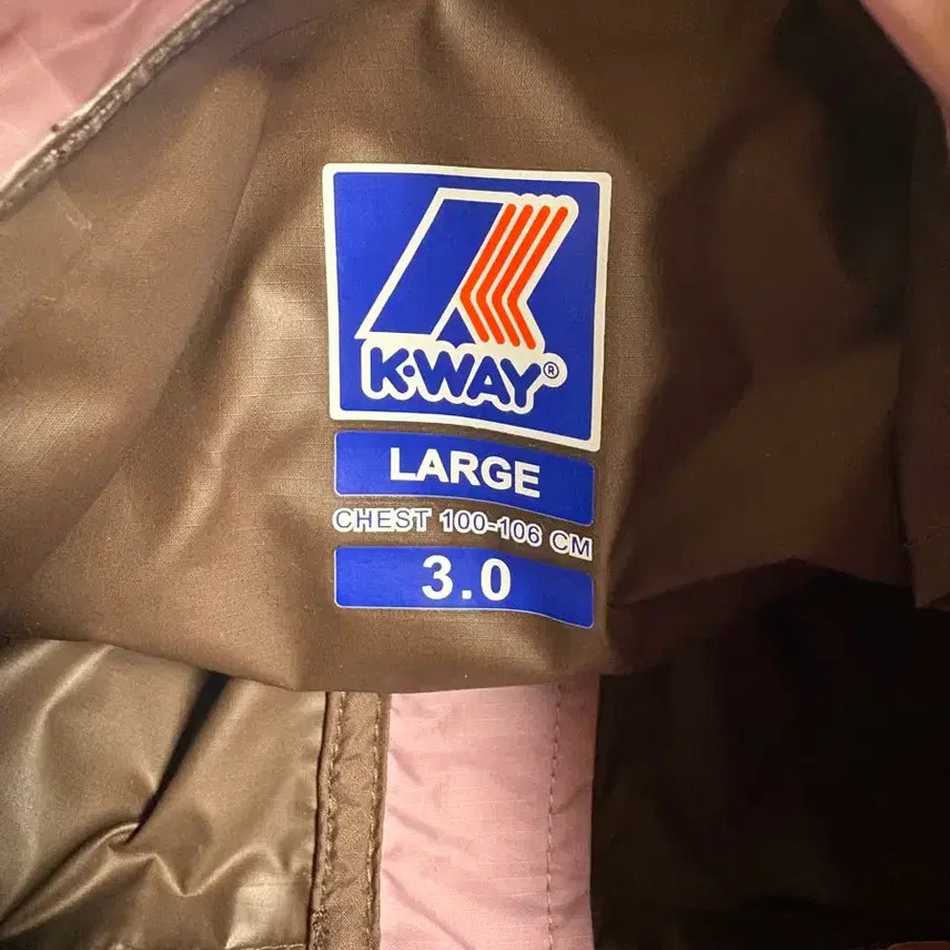 [BUNJANG] K-WAY 3.0 Windbreaker Waterproof Jacket / K-WAY 까웨 3.0 윈드브레이커 바람막이 방수 자켓 L사이즈