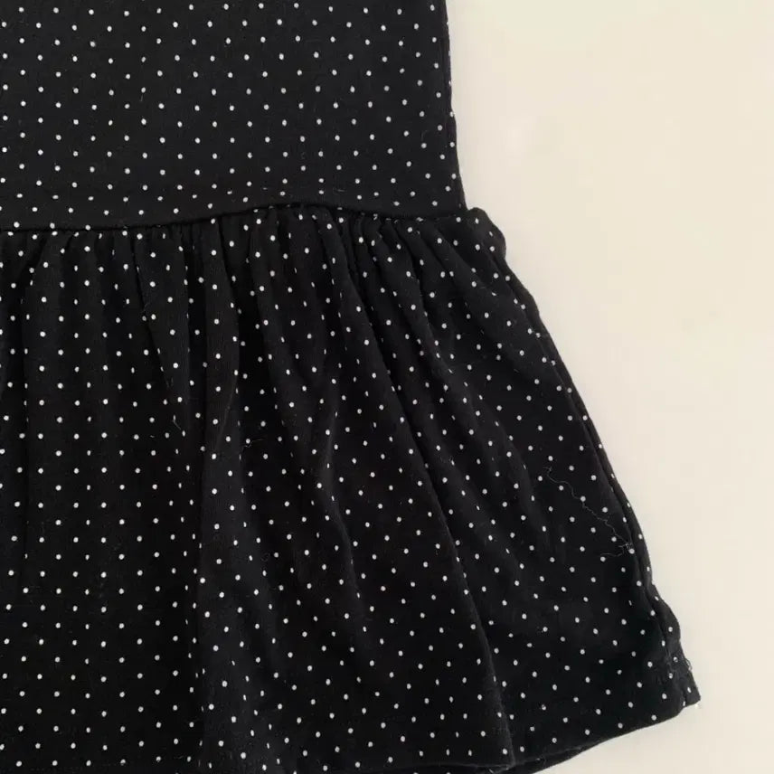 [BUNJANG] Layered Dot Vest Top / 도트 레이어드 나시 뷔스티에