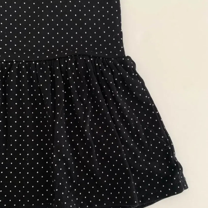 [BUNJANG] Layered Dot Vest Top / 도트 레이어드 나시 뷔스티에