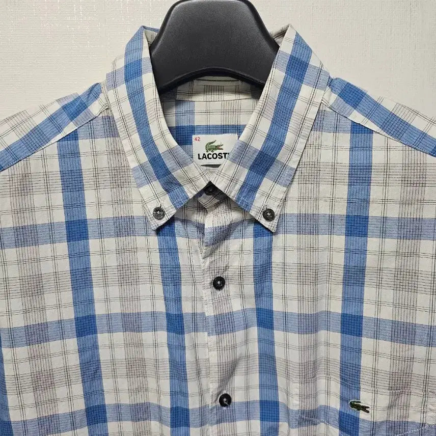 [BUNJANG] Lacoste Checkered Shirt Men&