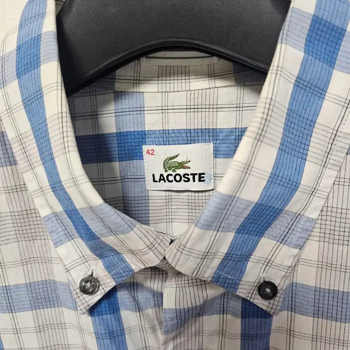 [BUNJANG] Lacoste Checkered Shirt Men&