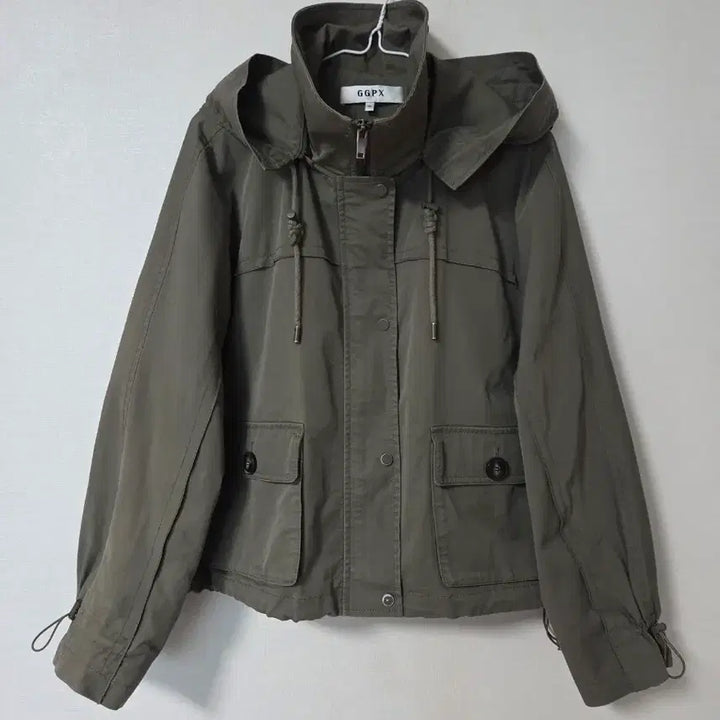 [BUNJANG] GGPX Hooded Crop Spring Jumper / GGPX 후드 봄 숏점퍼 66.77