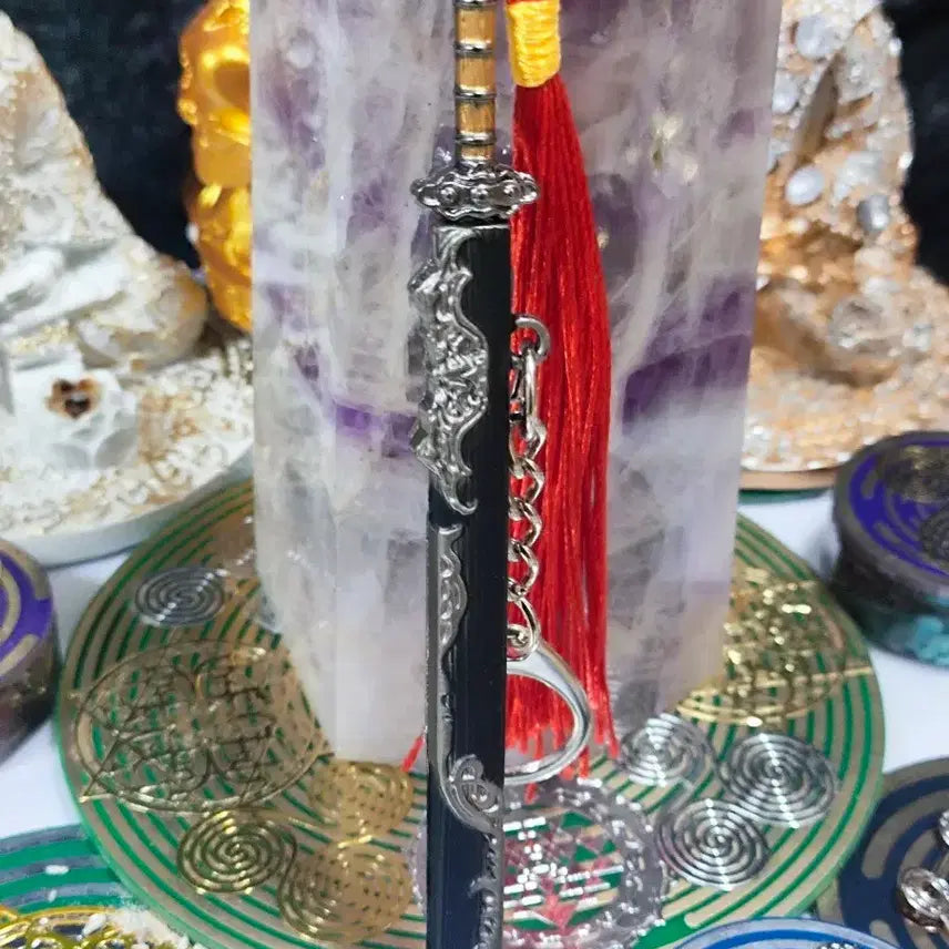 [BUNJANG] 11.5cm Sword Set with Ring for Collection / 11.5cm 검 검짝 세트 고리 수집/장식