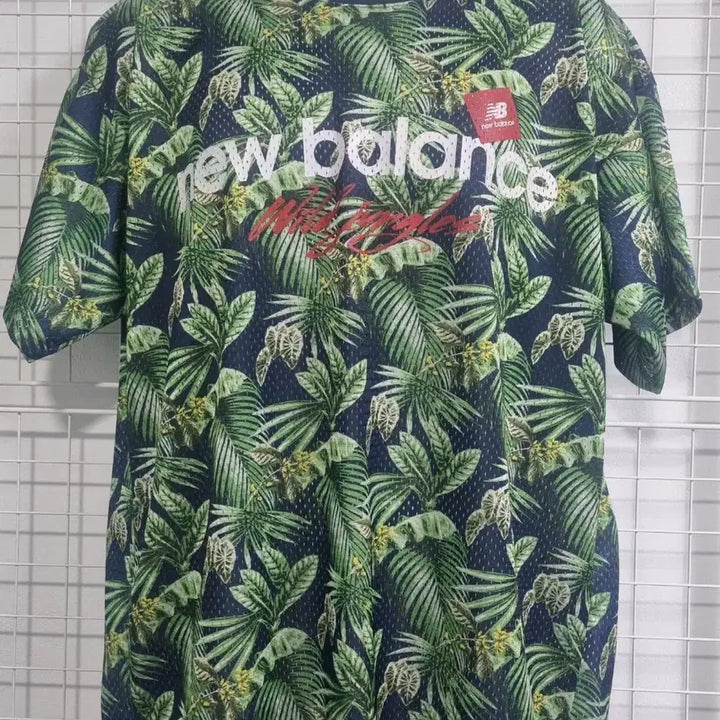 [BUNJANG] New Balance Tropical Mesh Unisex T-Shirt / 뉴발란스 트로피컬 반팔 티셔츠 매쉬(공용)