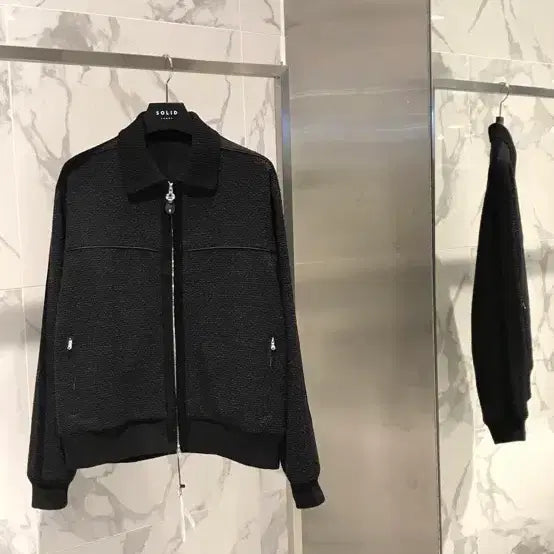 [BUNJANG] 26ss Solid Tweed Blouson Jacket / 26ss 솔리드 트위드 블루종 정가 86 최신상