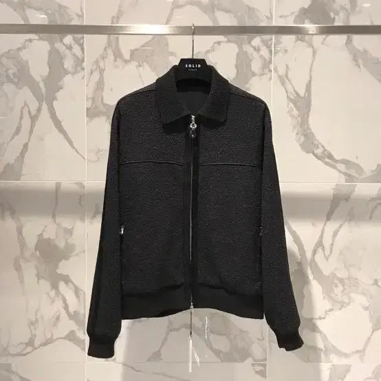 [BUNJANG] 26ss Solid Tweed Blouson Jacket / 26ss 솔리드 트위드 블루종 정가 86 최신상