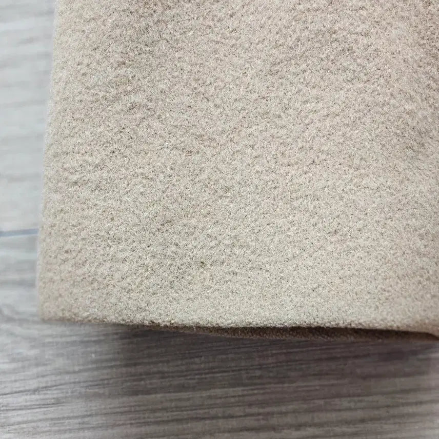 [BUNJANG] Beige Wool Long Coat - Large / 베이지 여성 모직 롱코트 라지 사이즈