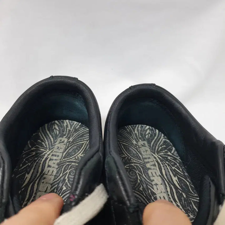 [BUNJANG] Vintage Haseo Converse One Star Leather Low Black Sneakers / 빈티지하서 220 컨버스 원스타 레더 로우 블랙 스니커즈