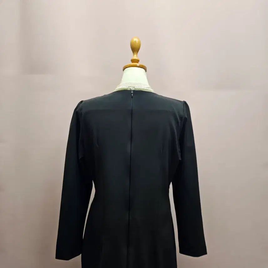 [BUNJANG] PEARL Gold Point Black Dress / PEARL 금장포인트 원피스