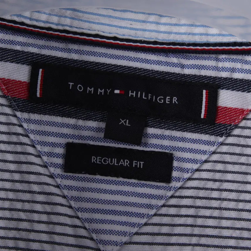 [BUNJANG] Tommy Hilfiger Regular Fit Striped Shirt (XL) / 타미힐피거 레귤러 핏 스트라이프 셔츠 (XL)