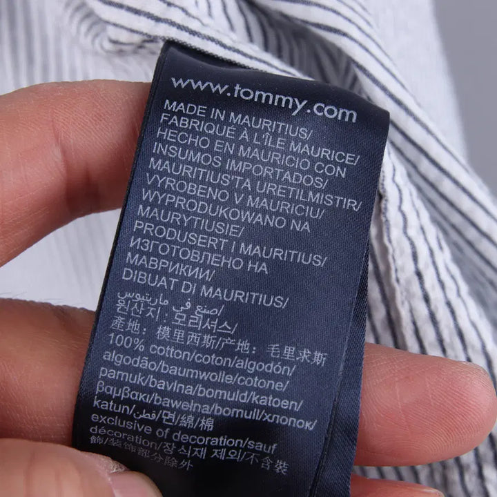 [BUNJANG] Tommy Hilfiger Regular Fit Striped Shirt (XL) / 타미힐피거 레귤러 핏 스트라이프 셔츠 (XL)